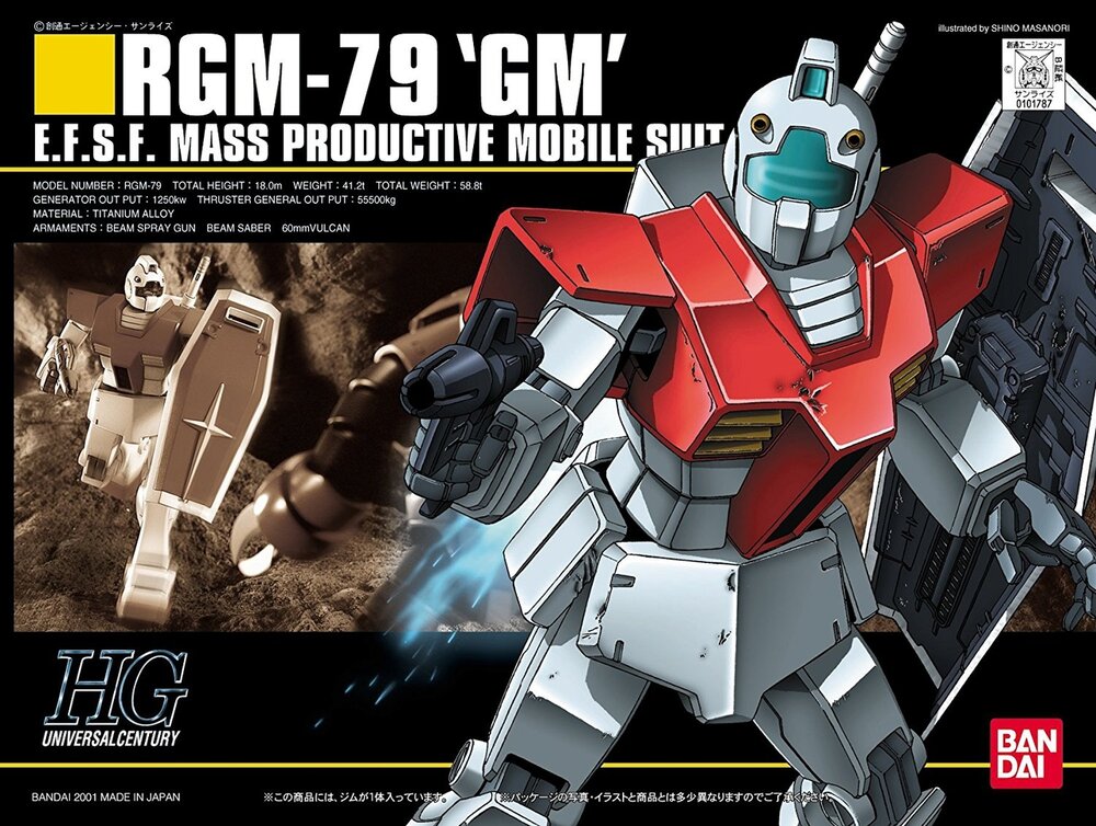 1/144 HG RGM-79 GM HG020