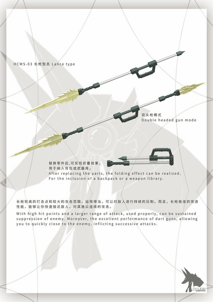 Anubis HG/RG HCWS Weapons