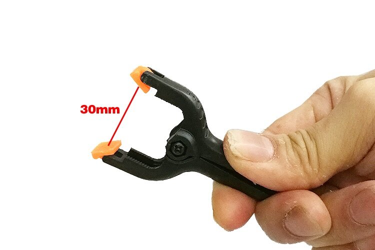Mini Klem met Buigbare Tips, 2 Maten