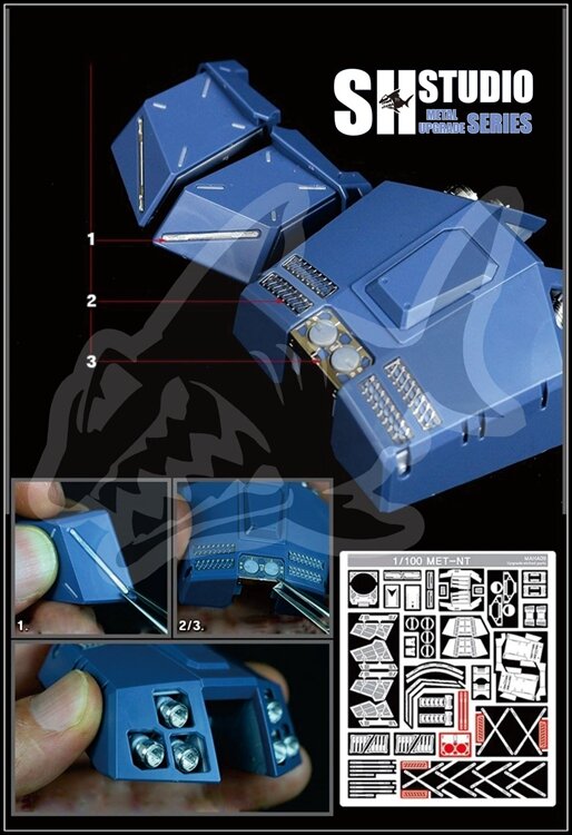 SH Studio MG RX-78-NT-1 Chobam Armor Set SHEU018
