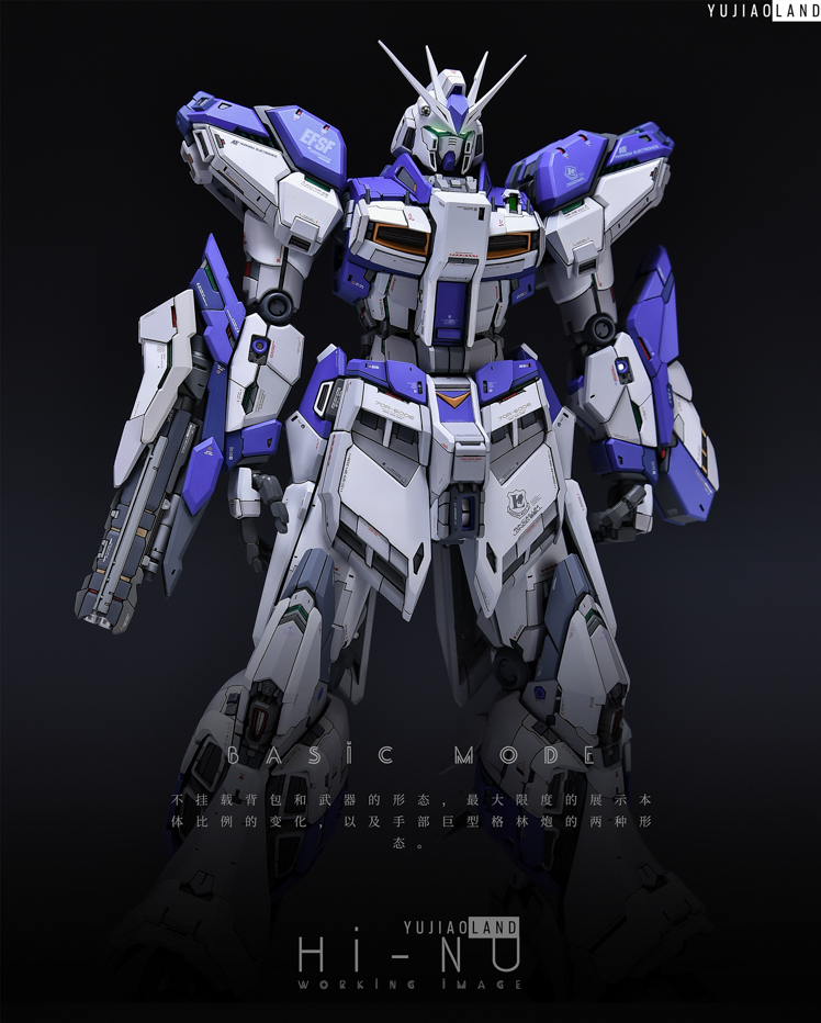 AnchoreT YujiaoLand MG Hi-Nu EnHanced version Dress-up Kit +  Anchoret Decals