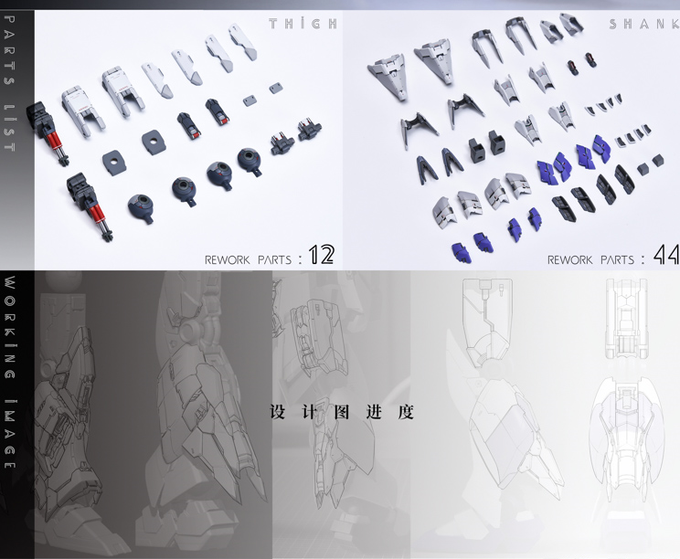 AnchoreT YujiaoLand MG Hi-Nu EnHanced version Dress-up Kit +  Anchoret Decals