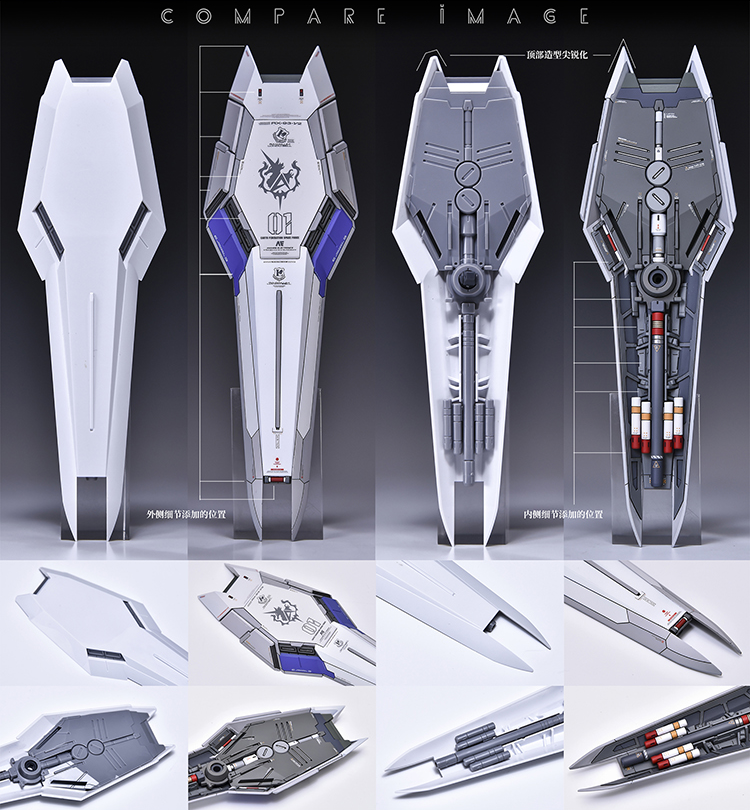 AnchoreT YujiaoLand MG Hi-Nu EnHanced version Dress-up Kit +  Anchoret Decals