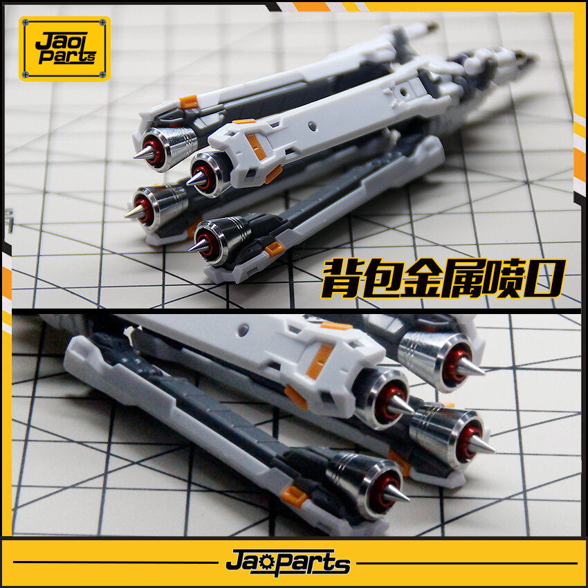 JAO Parts, RG Crossbone Metal Set Rood 4 Opties
