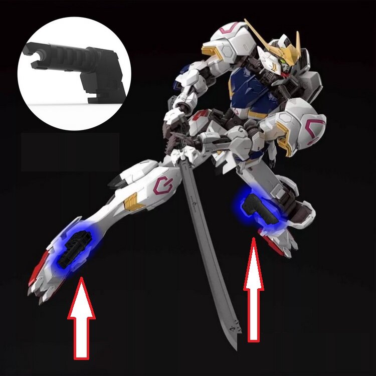 Dalian MG Barbatos Voet Versterking Fix, Nylon 2 stuks