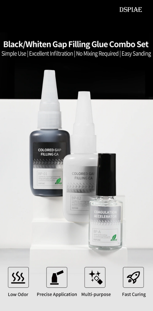 DSPIAE Gekleurd Vulmiddel BP-01 Zwart