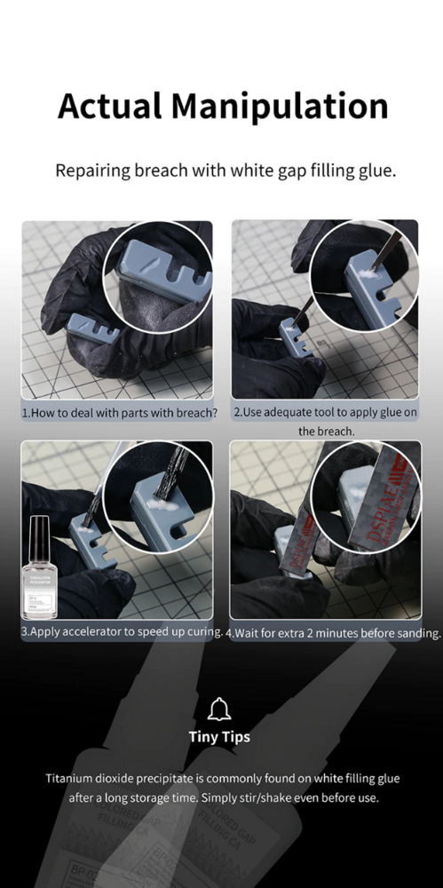 DSPIAE Gekleurd Vulmiddel BP-01 Zwart