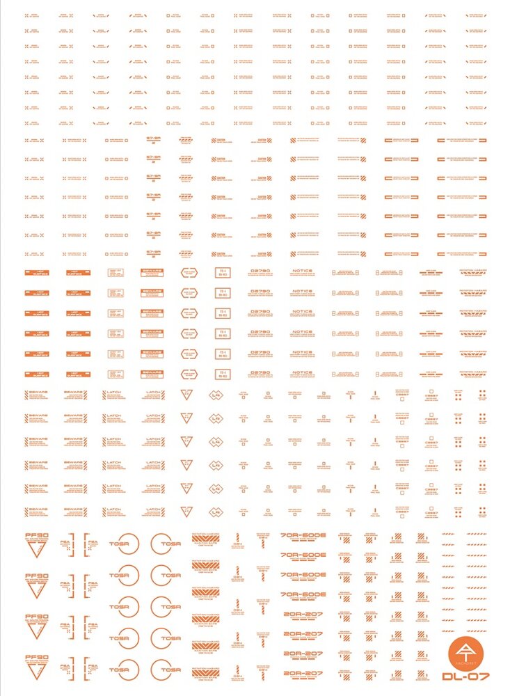 Anchoret YJL General Decal DL-07 Oranje Limited