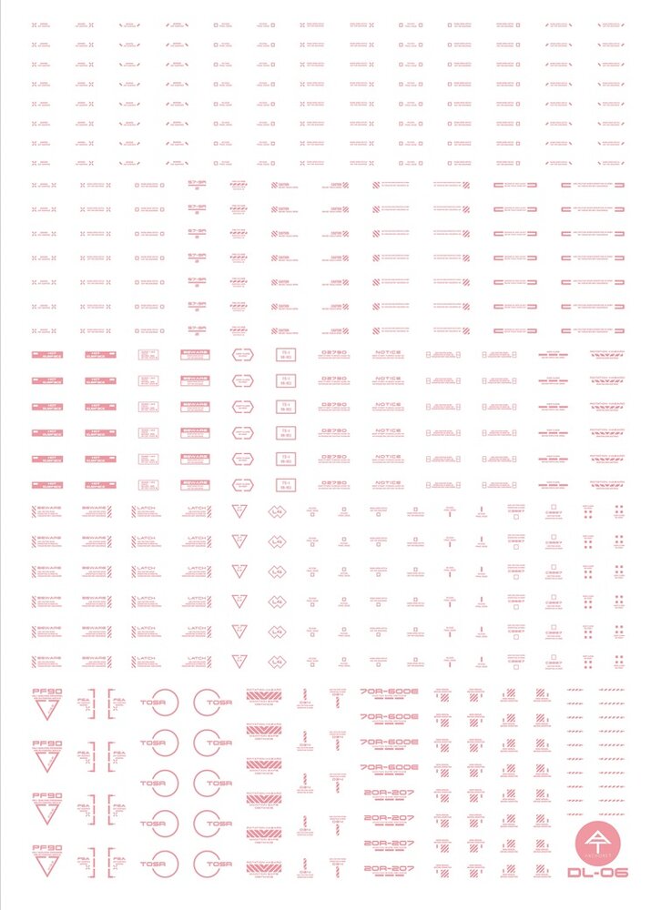 Anchoret YJL General Decal DL-06 Roze Limited