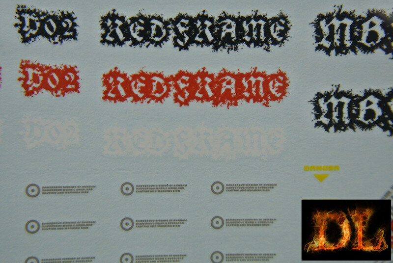 DL-Decal P02 voor PG Astray Red MBF-P02 2 Vellen