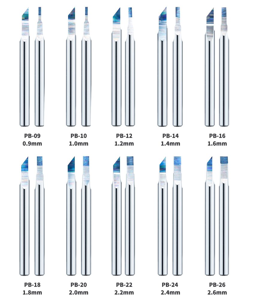 DSPIAE PB Series Tungsten Staal Scribers individueel 0.1-3.0