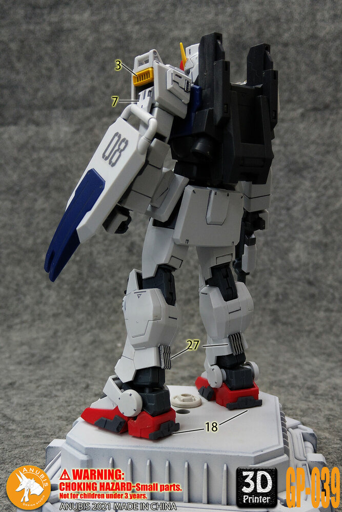Anubis GP039 HG RX-79G Ground Type Ver.2 Detail Set