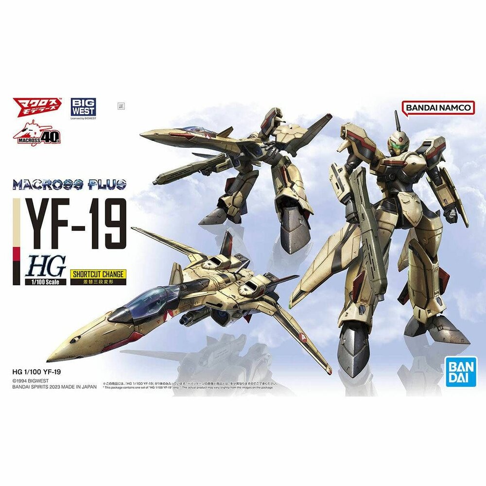 1/100 HG Macross Plus YF-19