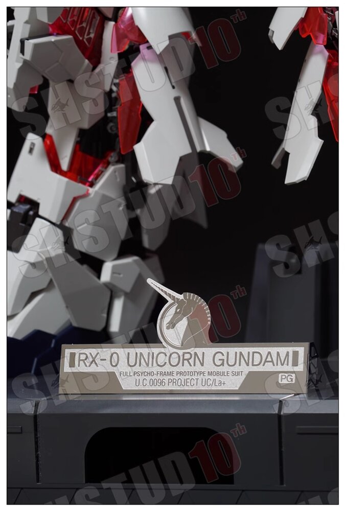 SH Studio PG RX-0 Unicorn Gundam (Final Battle Ver.) Set