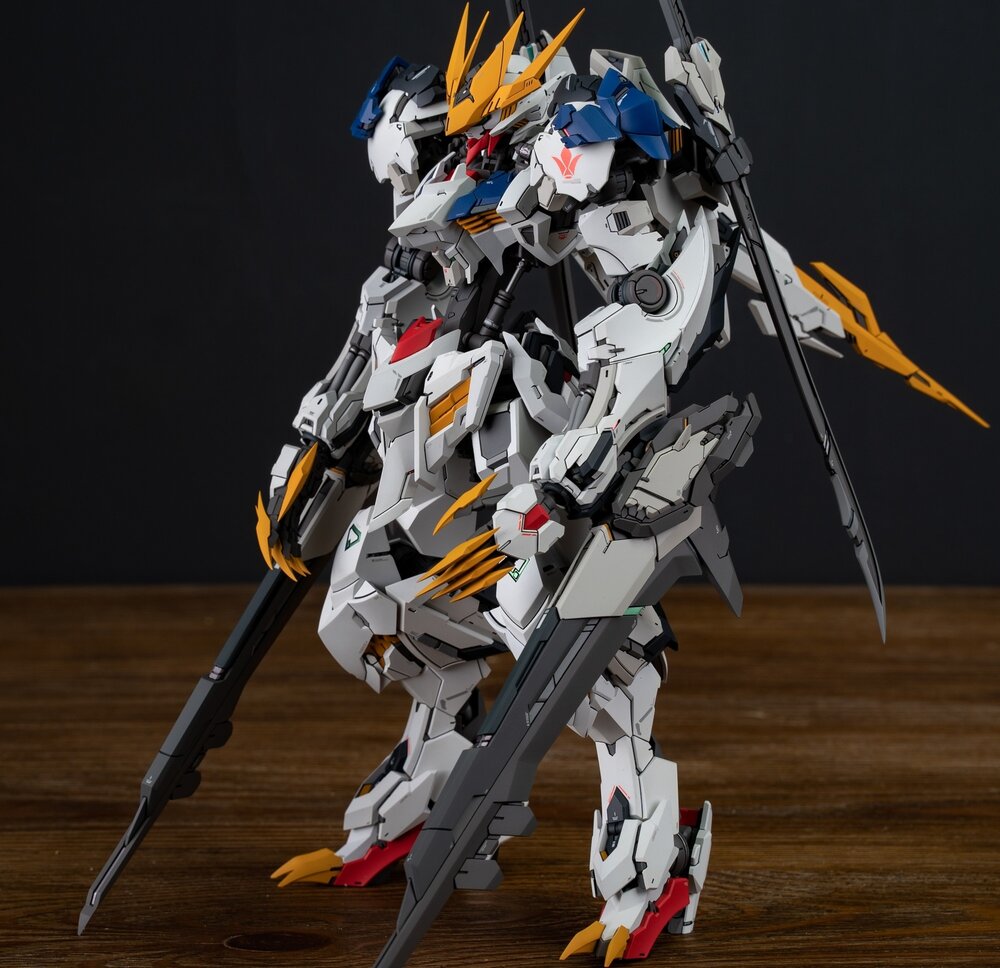 LabZero MG Barbatos Lupos Rex ver.2.0 Deluxe ver + bonus Weapons