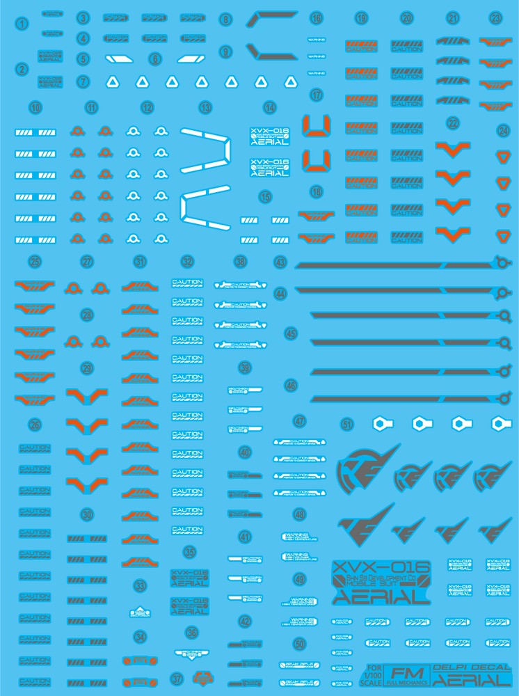 Delpi-Decal FM Aerial Holo
