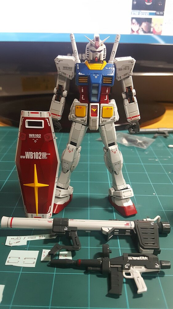 Delpi-Decal RG RX-78-2 First Holo Polygonaal