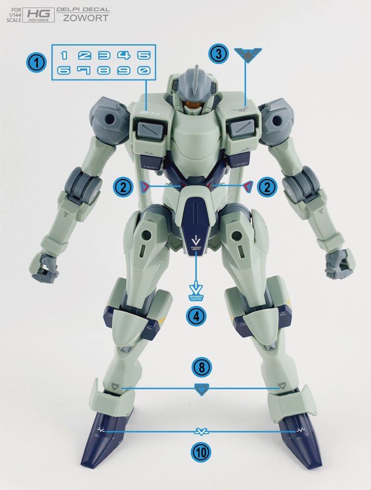 Delpi-Decal HG Zowort Heavy Normaal