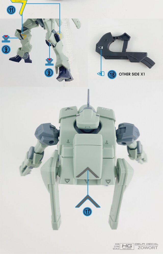 Delpi-Decal HG Zowort Heavy Normaal