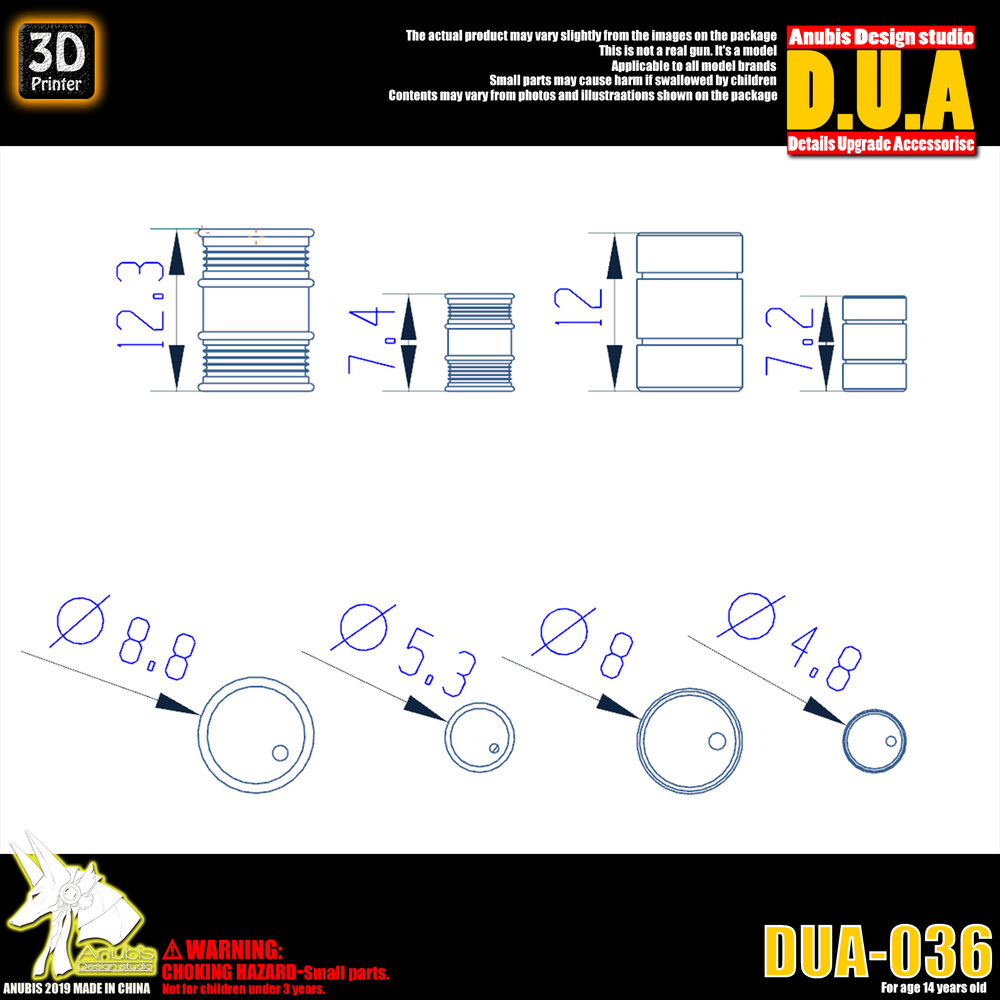 Anubis DUA-036 Diorama Barrels