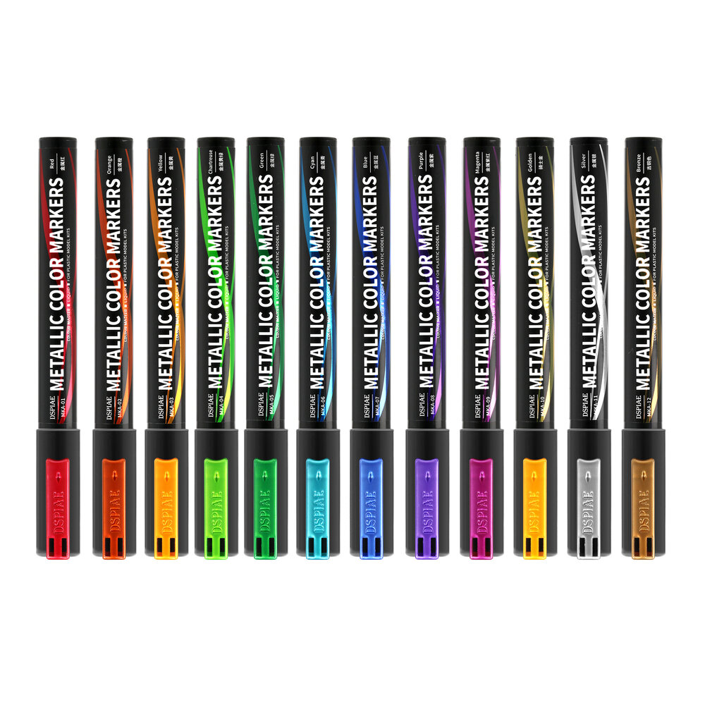 DSPIAE MKA Super Metallic Color Markers Olie Basis