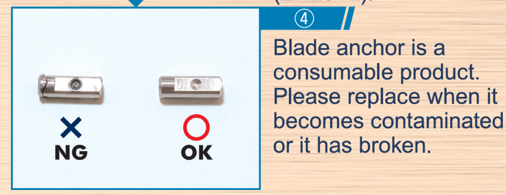Echo Tech Thin Long Blade Set for Ultrasonic Cutter ZH16S
