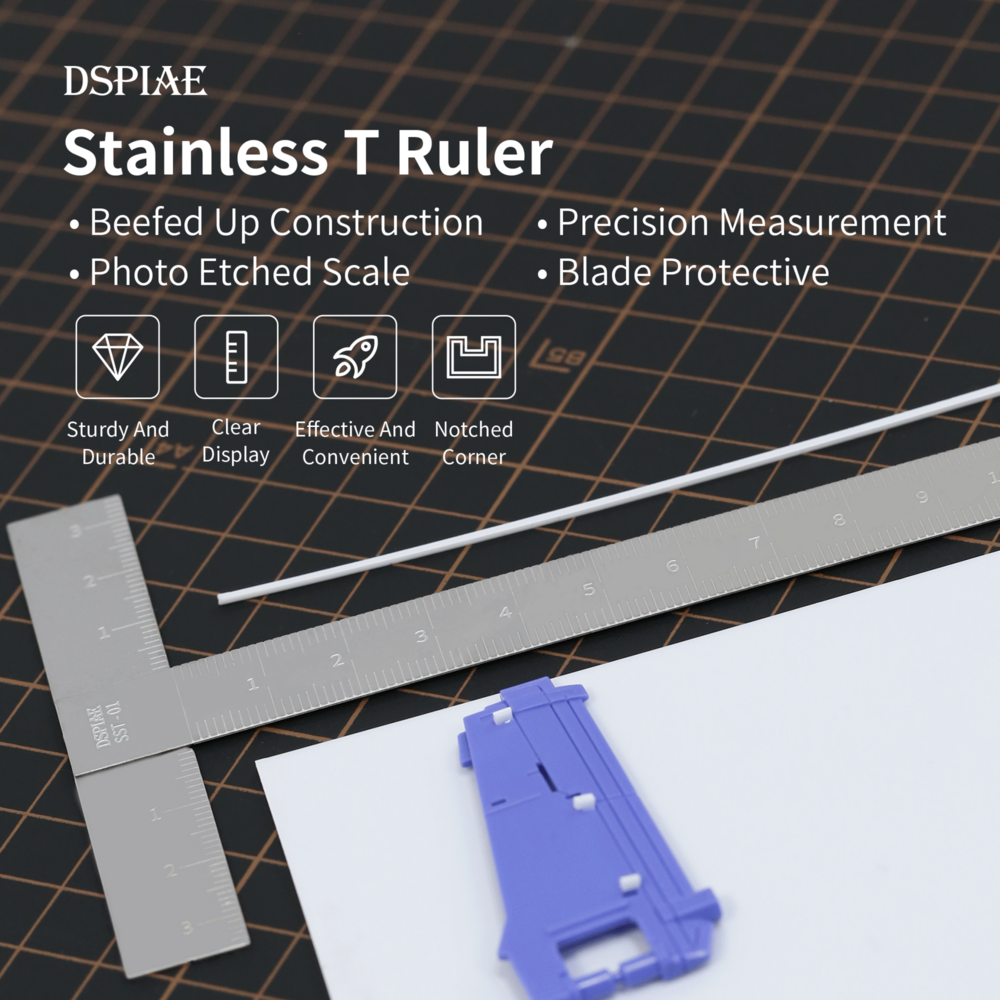 DSPIAE Roestvrijstalen T-Liniaal SST-01