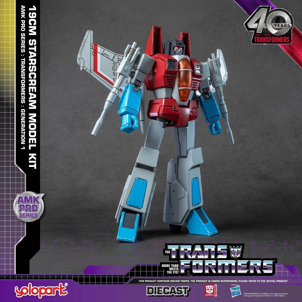 Yolopark Transformers: Generation 1 Starscream 19cm Model AMK Pro Series