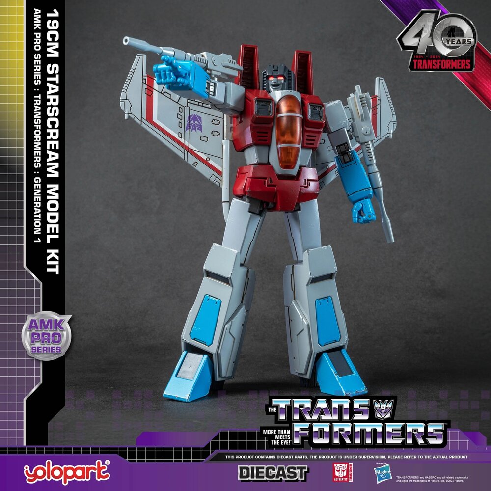 Yolopark Transformers: Generation 1 Starscream 19cm Model AMK Pro Series