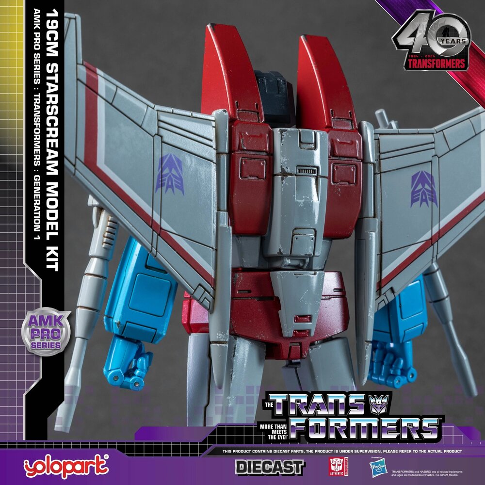 Yolopark Transformers: Generation 1 Starscream 19cm Model AMK Pro Series