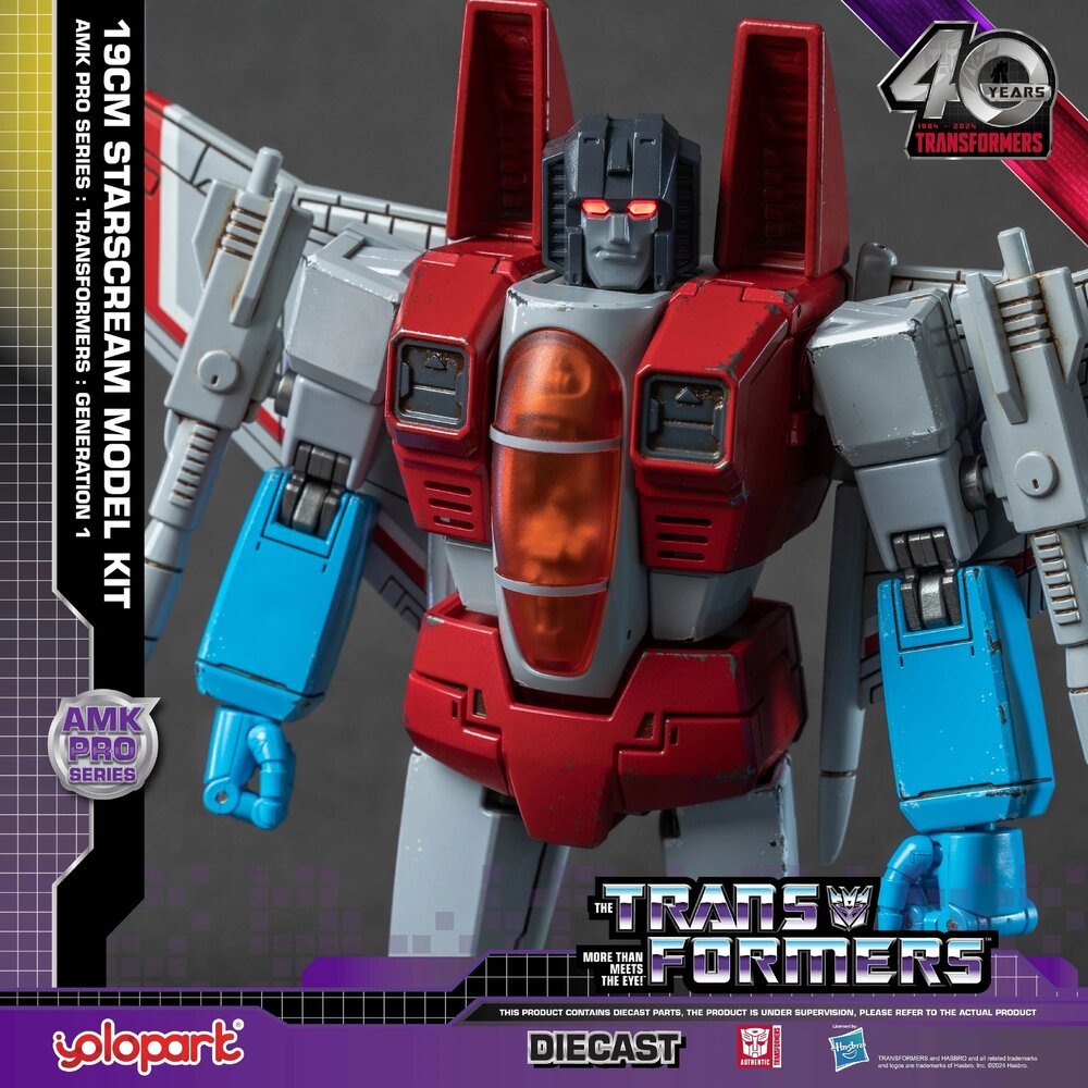 Yolopark Transformers: Generation 1 Starscream 19cm Model AMK Pro Series