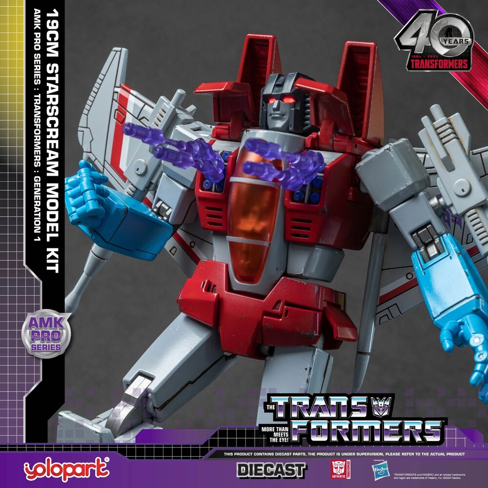 Yolopark Transformers: Generation 1 Starscream 19cm Model AMK Pro Series