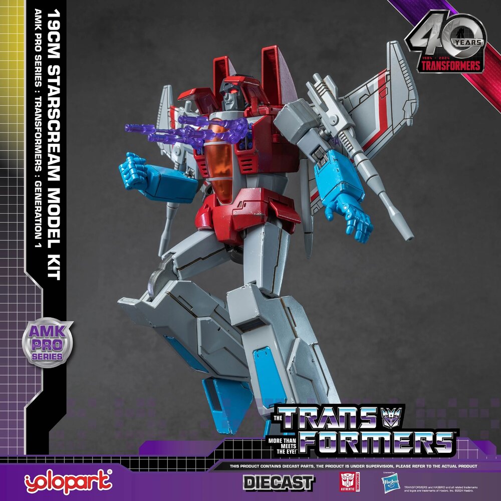 Yolopark Transformers: Generation 1 Starscream 19cm Model AMK Pro Series