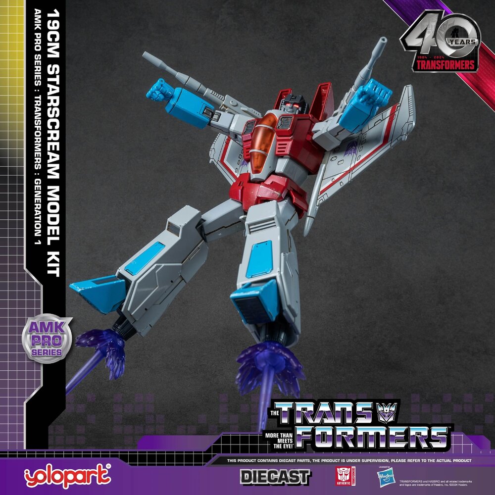 Yolopark Transformers: Generation 1 Starscream 19cm Model AMK Pro Series