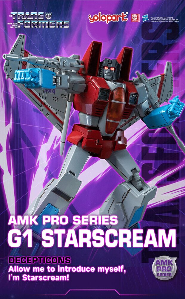 Yolopark Transformers: Generation 1 Starscream 19cm Model AMK Pro Series