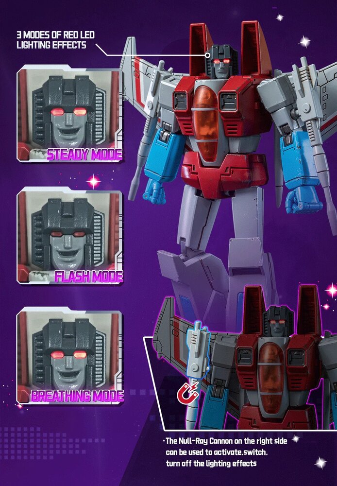 Yolopark Transformers: Generation 1 Starscream 19cm Model AMK Pro Series