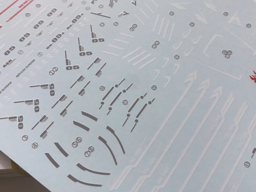 Flaming-Snow MG-54 Sword Impulse Fluorescent Decals