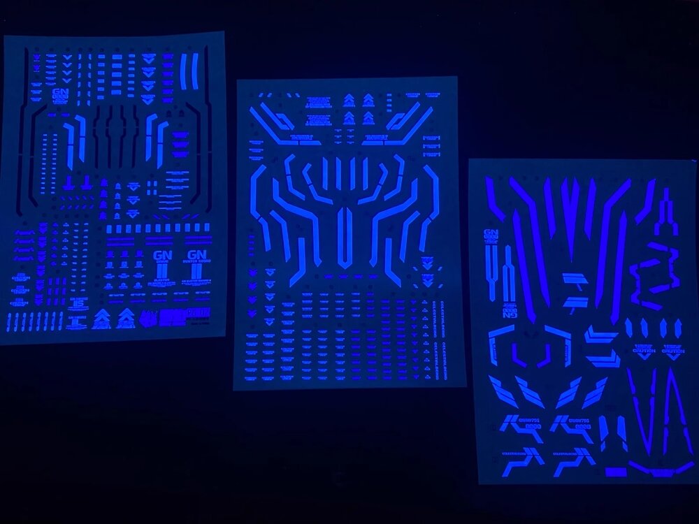Flaming-Snow PG-02 OO Gundam Seven Sword/G Fluorescent Decals