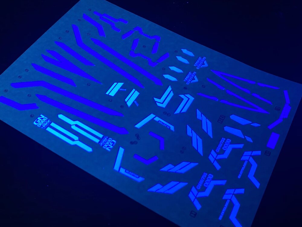 Flaming-Snow PG-02 OO Gundam Seven Sword/G Fluorescent Decals