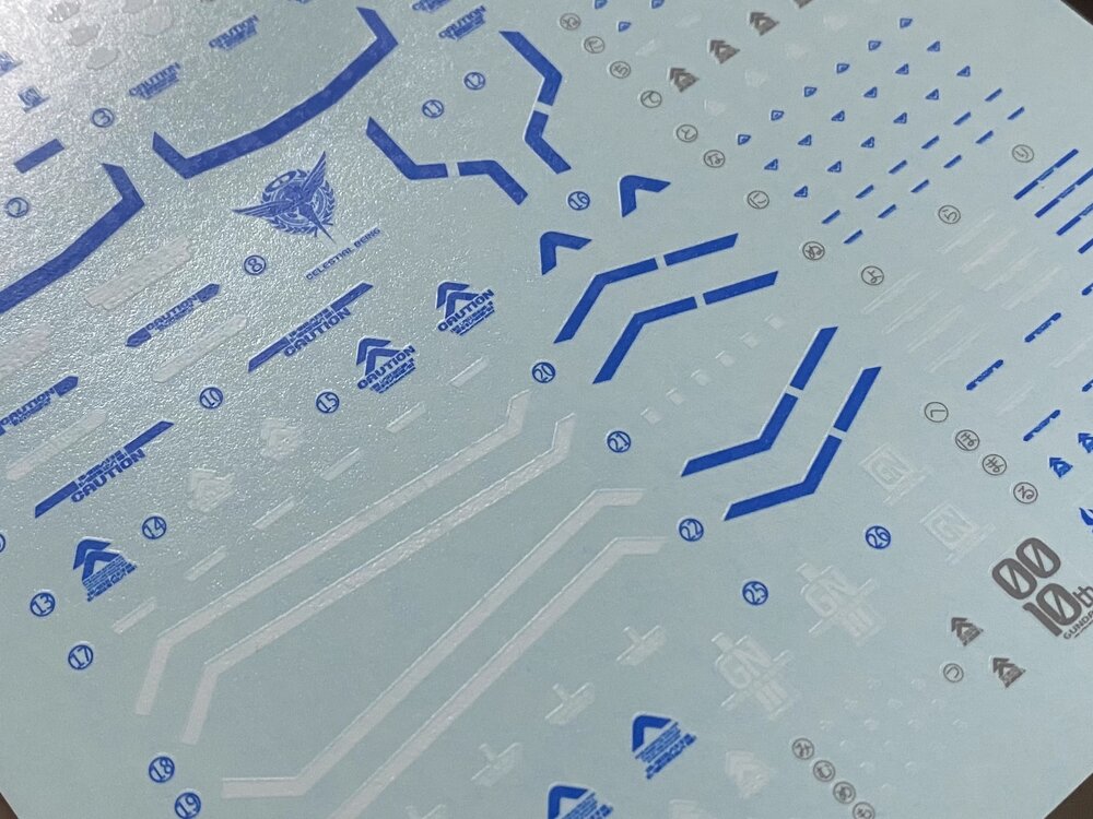 Flaming-Snow MG-21 00 Raiser+XN Fluorescent Decals
