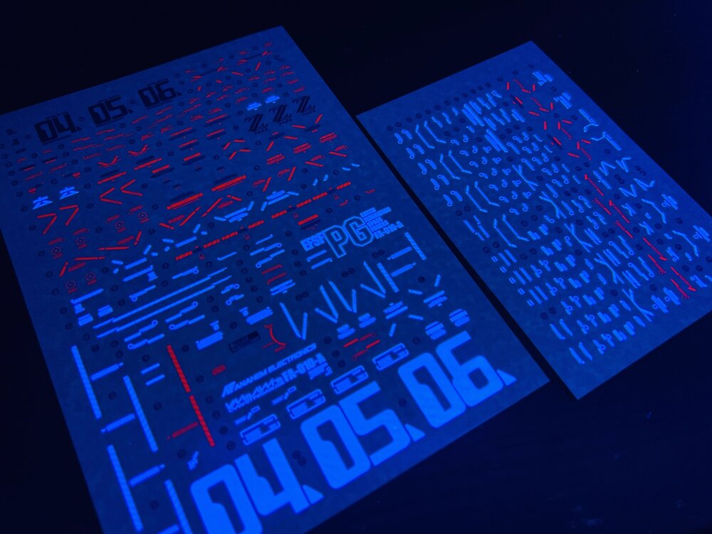 Flaming-Snow MG-52 Fazz Ver. Ka Fluorescent Decals