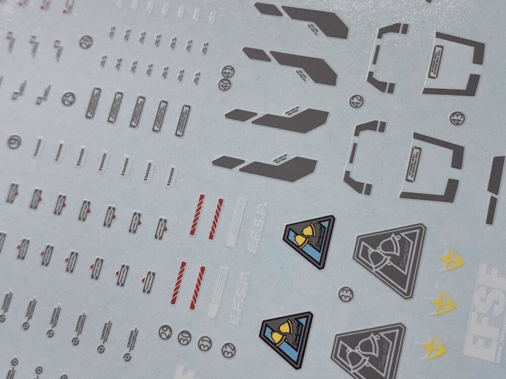 Flaming-Snow MG-39 Jegan Fluorescent Decals