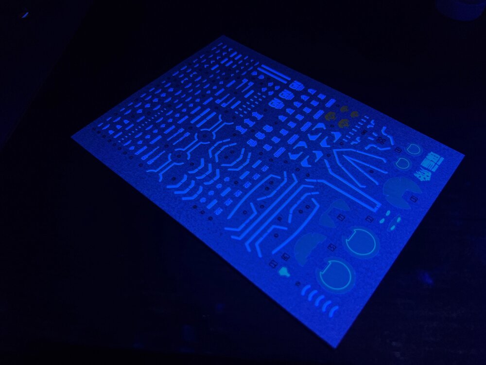 Flaming-Snow MG-92 Astraea Type F Fluorescent Decals