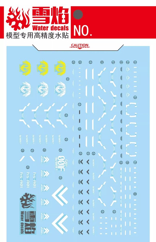 Flaming-Snow MG-92-1 Avalanche Unit for Astraea Type F Fluorescent Decals