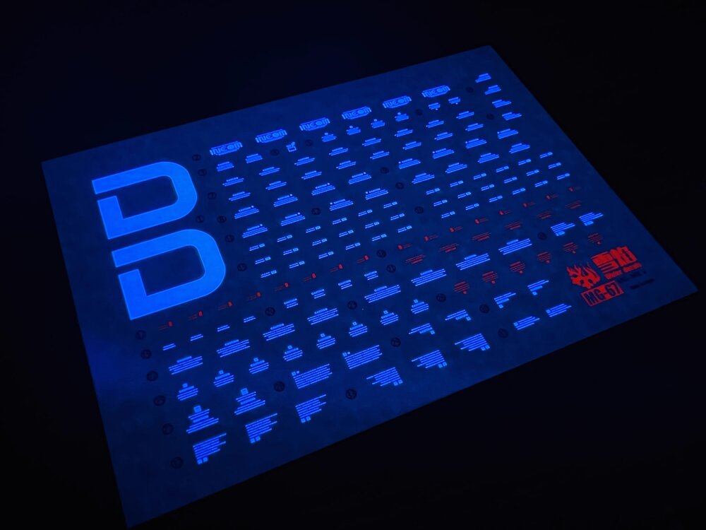 Flaming-Snow MG-67 Gundam MK-V Fluorescent Decals