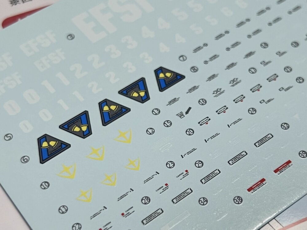 Flaming-Snow MG-133 RGM-89S Stark Jegan Fluorescent Decals