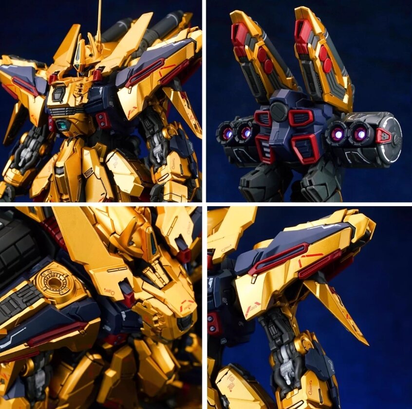 PRE-ORDER Shenma Model 1/100 Golden Warrior Full Armor (FA Hyaku Shiki)