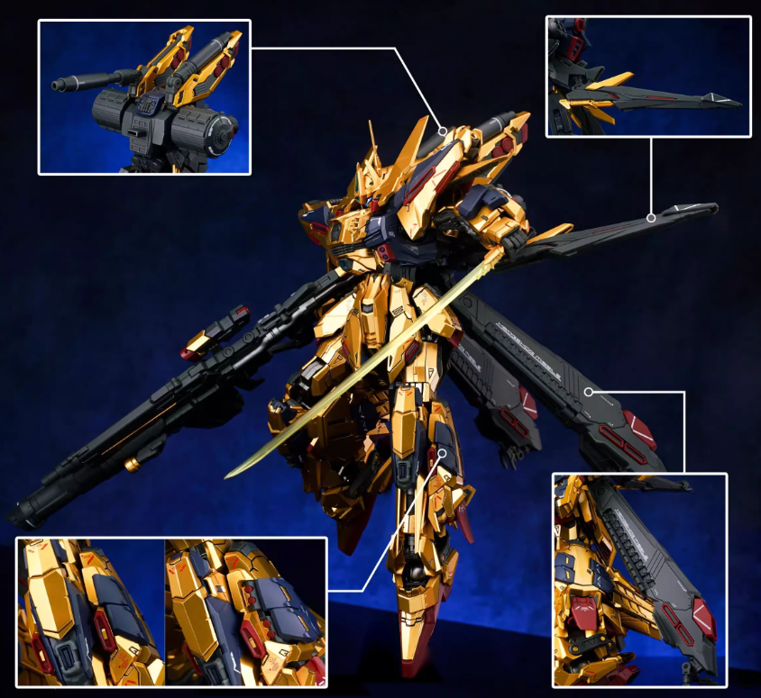 PRE-ORDER Shenma Model 1/100 Golden Warrior Full Armor (FA Hyaku Shiki)