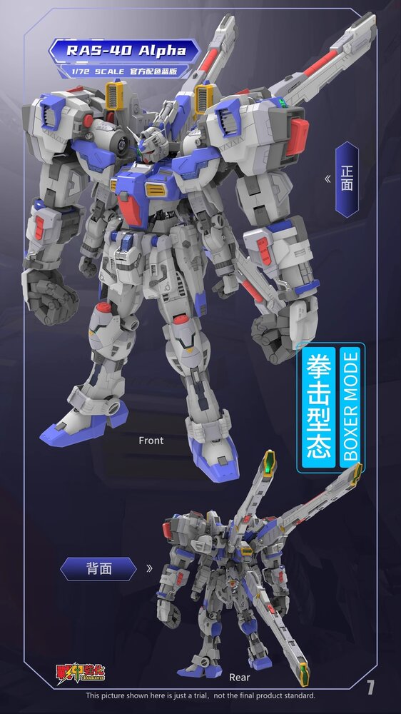 Rodams 1/72 RAS-40 GP04 Alpha Boxer Type [Limited Blue Version]