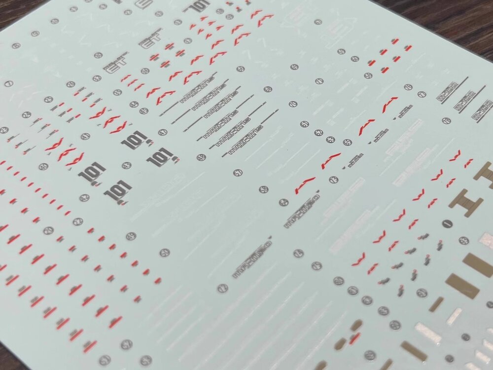 Flaming-Snow RG-21 Freedom Ver GCP Fluorescent Decals